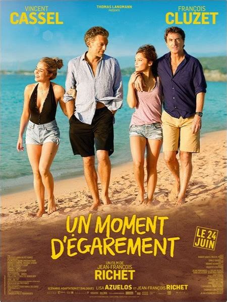 Two friends bring their daughters with them on a beach vacation and find themselves in an awkward situation. Un moment d'égarement de Jean-Francois Richet (2015) - Cine974