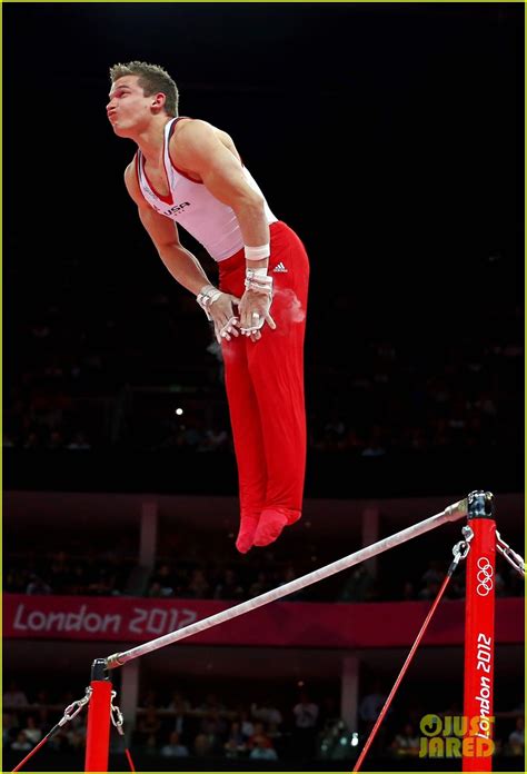 4k00:17strong sporty man showing some gymnastics stunts on horizontal bar outdoor. Danell Leyva & Jonathan Horton: Horizontal Bar Results ...