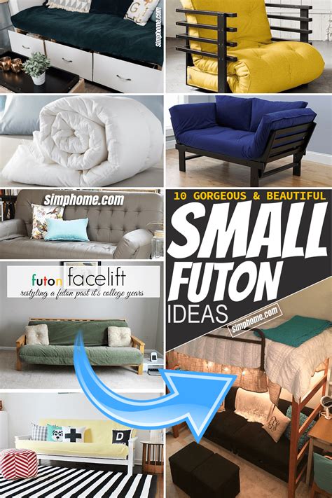 It can take months when it comes to home decorating, and the bedroom is the most important room. 10 Gorgeous Small Futon Ideas for Small Space or Bedroom ...