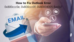 There weren't any issues a few months. How to Fix Outlook Error 0x800ccc0e, 0x800ccc0f ...
