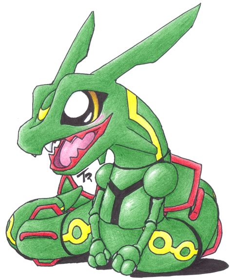 Printable coloring page rayquaza legendary. Commission - Chibi Rayquaza by MotherGarchomp622 on DeviantArt