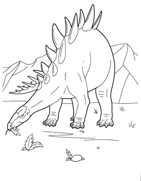 The largest known plated dinosaur, it was herbivorous and had. Malvorlagen - Stegosaurus