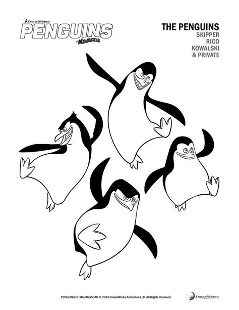 Free download 33 best quality penguins of madagascar coloring pages at getdrawings. PENGUINS OF MADAGASCAR Activity Sheets and Coloring Pages ...