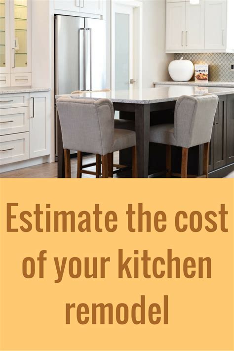 Bathroom remodeling cost estimate calculator. Estimate the cost of your kitchen remodeling | Kitchen ...