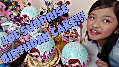 The best cake idea for all those people who love to play video games is a lol surprise cake. LOL Surprise Birthday Cake and Kinder Egg Surprises - YouTube