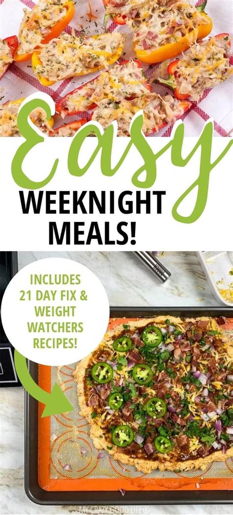 Easy Weeknight Meals in 30 Minutes or Less | 30 minute ...