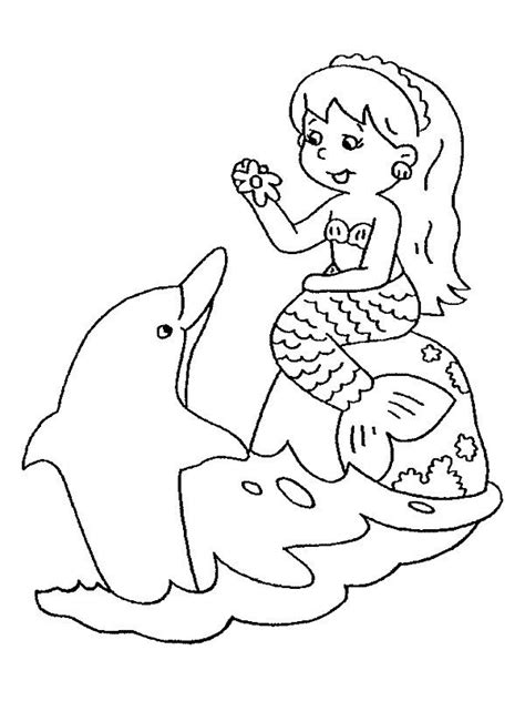 Wil jij een dolfijn leren tekenen? Kleurplaat Dolfijn Zeemeermin