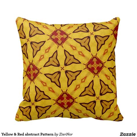 You can find either type on pretty floral dresses in a range of styles suitable for any. Yellow & Red abstract Pattern Throw Pillow