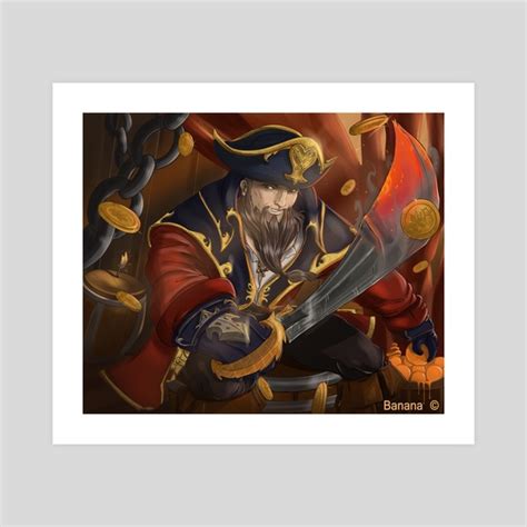 Set up gangplank live wallpaper on your phone and all the other champion live wallpapers as well! Gangplank fanart, an art print by loreleï - INPRNT