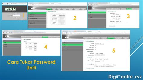 Adminpass:admin(ada dibelakang modem masing2, pastikan check dengan betul,)pergi ke interface. Cara Nak Tukar Password Unifi