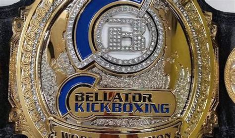 This is adrenaline fueled competition. Bellator Kickboxing Unveils New Championship Belt For ...