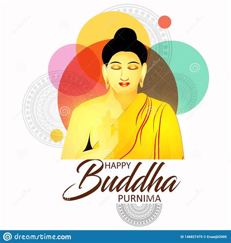 Throughout india, it is observed as a gazette holiday. Buddha Purnima stock vector. Illustration of culture ...