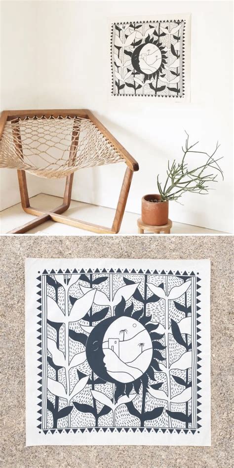 Learn how to make this simple and cheap decor idea for your rustic farmhouse style decor. Wall Hangings - Mesa Bandana | Unique wall art, Wall ...