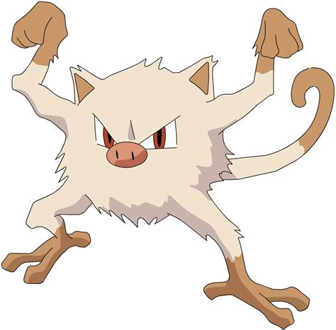 It is bipedal and has a round body covered in whitish, shaggy fur. Mankey | Sonic Pokémon Uni-Pedia Wiki | FANDOM powered by ...