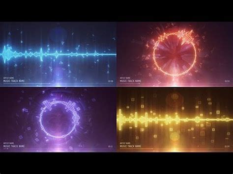 Templates, adobe after effects viewed: Audio Spectrum Music Visualizer (After Effects Template ...