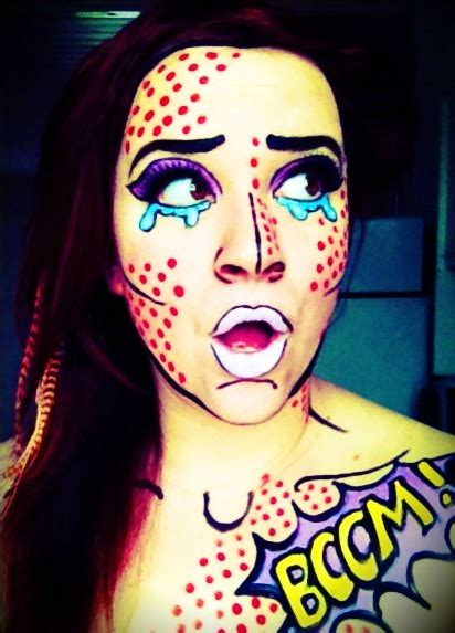 Guys stop comparing the beetlejuices to eachother. Pop Art - Cartoon Make Up by MaartjeMatheeuwsen on DeviantArt