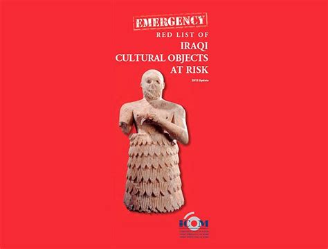 European regional red list status. ICOM draws up 'red list' of Iraqi antiquities at risk ...