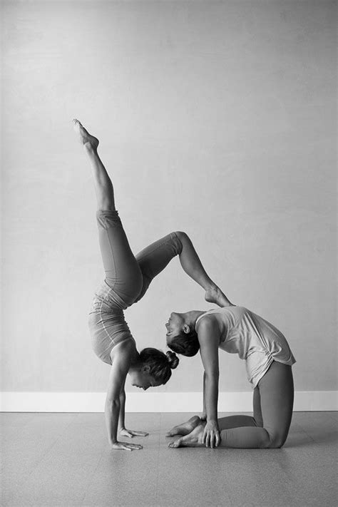 Stand next to each other, either holding hands or with your arms around each other's waist. 5 Fun Partner Yoga Poses to Build Trust and Communication