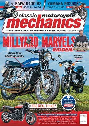 Classic Motorcycle Mechanics Magazine - August 2018 ...