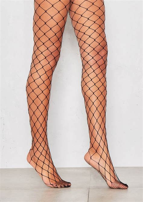 Neda Black Large Fishnet Tights | Fishnet tights, Red tights, Tights