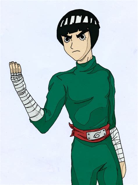 However, naruto is a lot stronger than rock lee. Rock Lee Colored by YuriLuvHer - Fanart Central