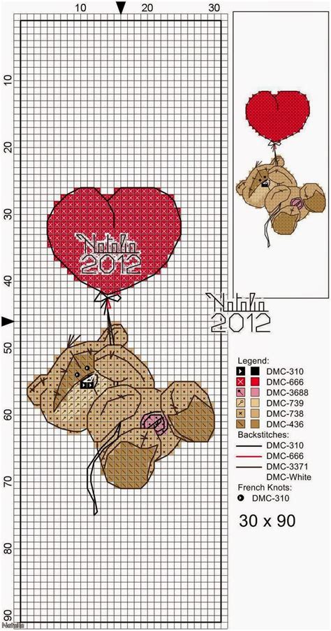 Aida 14, cream 124w x 91h stitches size(s): Cross Stitch : Fizzy Moon Bear - Free Patterns ...