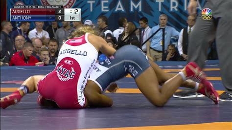 She will compete on the u.s. Olympic Wrestling Trials | Haley Augello vs Victoria ...
