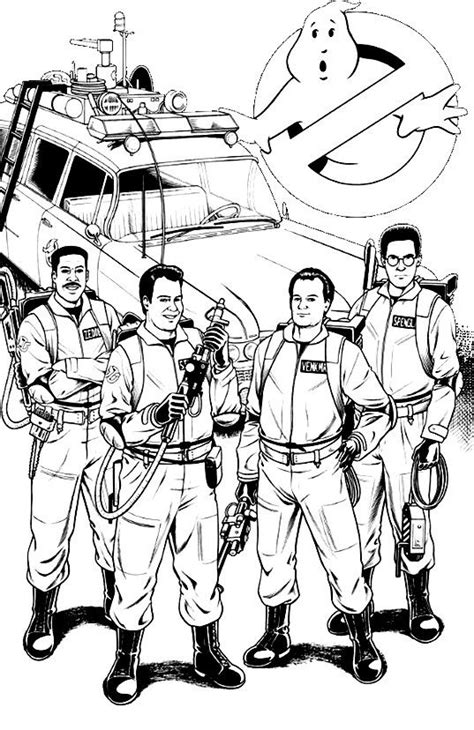 Standard printable step by step. ghostbusters_002.jpg (537×828) | Ghostbusters, Coloring ...