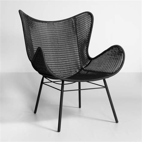 The purpose of the wings was to shield the occupant of the chair from drafts. Nairobi Pure Wicker Black Wing Chair | Design Warehouse NZ