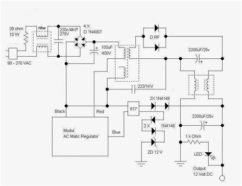 Mbr rakitan gacun 20 amper. rangkaian gacun smps ac matic power supply - SHEMS