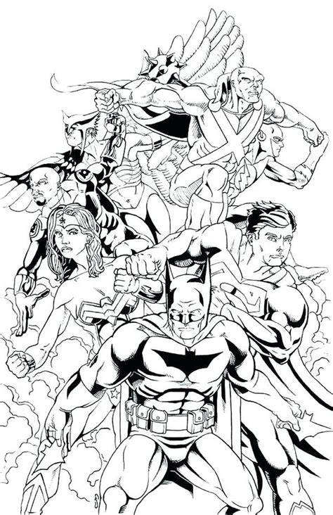 These coloring sheets are also perfect for a superhero themed party. Printable Justice League Coloring Pages