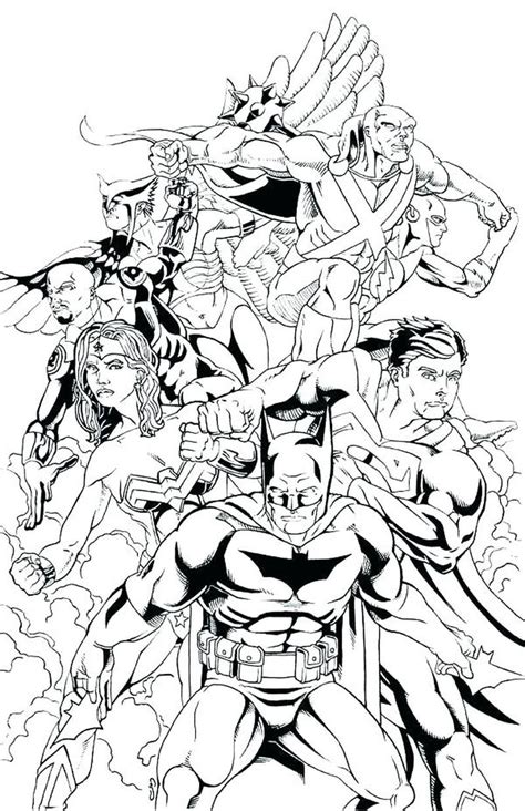 All justice league members coloring pages free fun for kids. Printable Justice League Coloring Pages