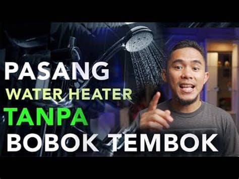 Oleh karena itu yang memasang water heater harus tahu betul mana permukaan dinding yang aman. Cara Pasang Water Heater Listrik Ariston Tanpa Bobok ...