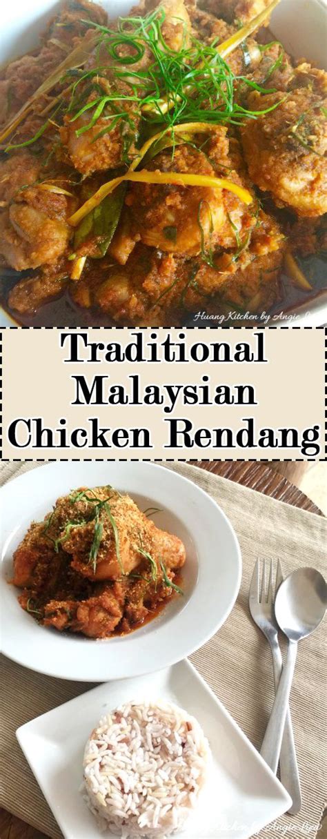 Malay dishes can be distinguished into a few methods of cooking namely masak merah (tomato. TRADITIONAL MALAYSIAN CHICKEN RENDANG | Chicken spices ...