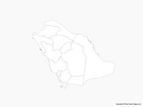 Check spelling or type a new query. Vector Map of Saudi Arabia with Regions - Outline | Free ...