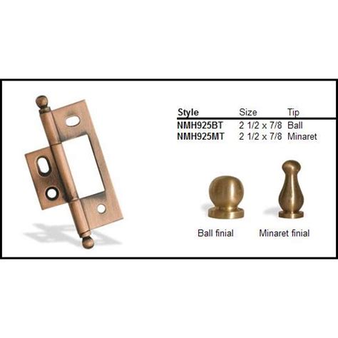 Style selections lot of 2 colonial cabinet hinge 3.5x1.5 matte black finish. NMH925MT-M10B - Colonial Bronze NMH925MT-M10B 2 1/2" and 7 ...