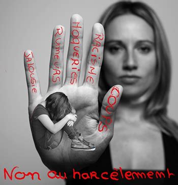 Psychological harassment, mental harassment nnoun: Remise des prix du concours « Non au harcèlement » - ac ...