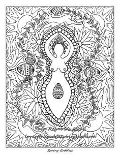 Ostara and oakley sign letter of intent for purchase of oakley's st. Goddess Art Mabon Sabbat Coloring Page Goddess Persephone ...