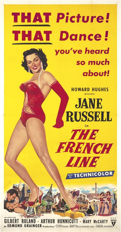 Jane was a dark yet bittersweet one. The French Line / Jane Russell. | Film & Theater Posters ...