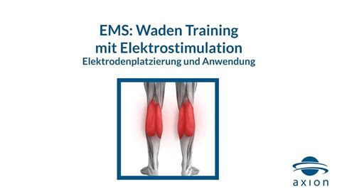 Möchten sie nicht nur gezielt im fitnessstudio oder zu hause ihre waden trainieren, dann gibt es noch weitere tipps, die ihnen vor allem im alltag nützlich. Elektrodenplatzierung für EMS Waden Training | Waden ...