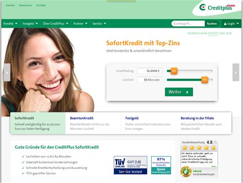 Sie zählt als tochterunternehmen zu 100 prozent zur ca consumer finance und somit zur crédit agricole aus frankreich. CreditPlus Bank Kredit 2020 » Varianten & Konditionen im Test!