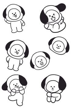 Showing 12 coloring pages related to bts bt21. Coloring page BT21 : On the couch 7 | Coloring pages, Bts ...