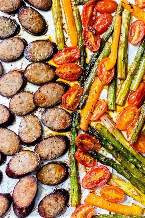 Low cholesterol diet, therapeutic lifestyle changes diet, tlc diet. Low-Carb (Keto) Kielbasa Veggie Sheet Pan Dinner - Skinnytaste