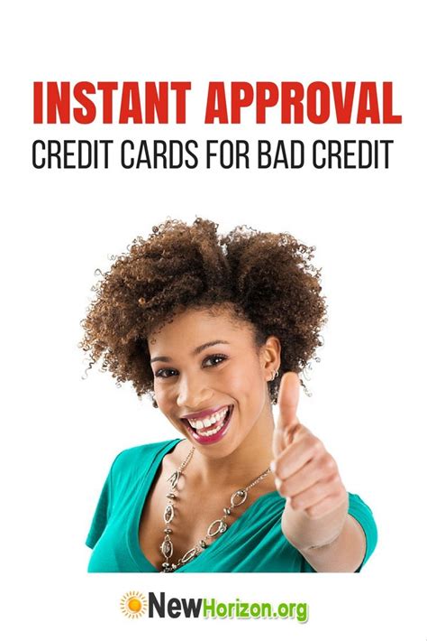 This can be especially helpful if you find yourself in need of immediate access to credit due to an unexpected expense. Guaranteed Approval Cards - Bad Credit / No Credit O.K! | Rebuilding credit, Instant approval ...