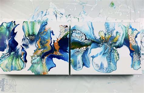 Free to play fantasy football game, set up your fantasy football team at the official premier league site. 9x12" diptych . #fluidart #fluid #fluidpainting # ...