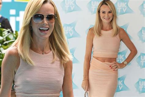 He speaks quickly and a little pompously, his eyes drifting toward the clock on the wall more often than my face. Amanda Holden flashes a little more than expected as she ...
