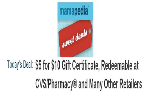 Apple gift cards are versatile, fun gifts that many recipients can use. Mamapedia: $10 CVS Gift Card For Only $5 - Kollel Budget