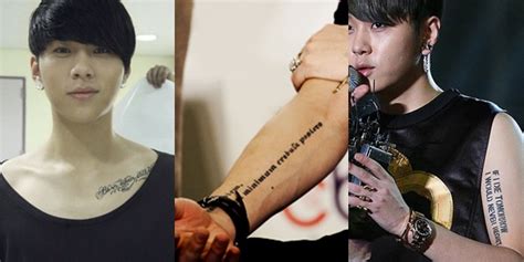 Nine male idol tattoos that netizens either love or hate. 10 Things: Deep Meanings Behind K-Pop Idols' Tattoos | Kpopmap
