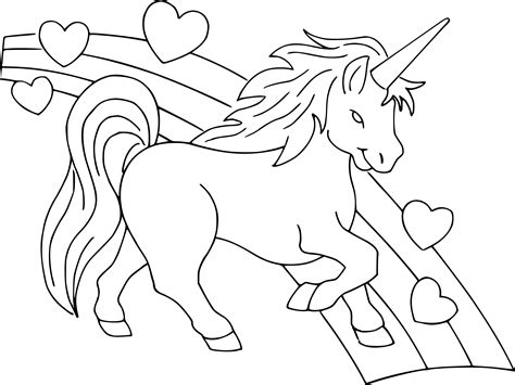 Suivant coloriage avec modèle : image de licorne a imprimer - Image De