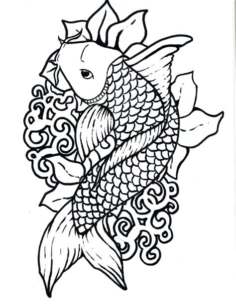 This is a great picture for your kid to get started on. Fish Adult Coloring Pages at GetDrawings | Free download